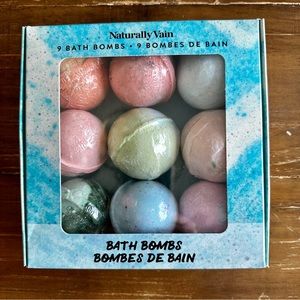 Naturally Vain 9 Bath Bombs Handmade With Nature Proudly Canadian Brand New